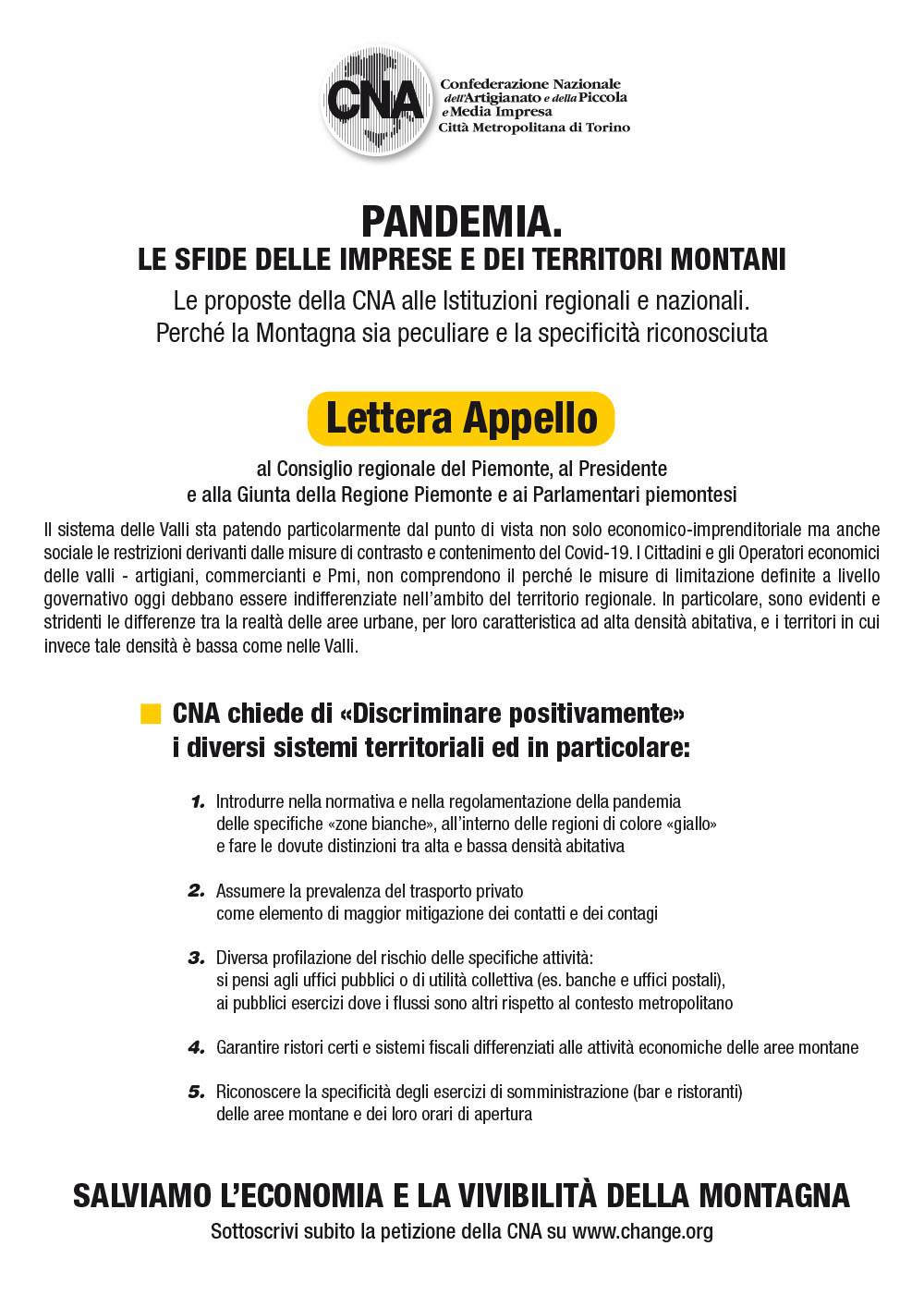 Appello CNA